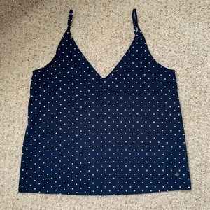Abercrombie & Fitch polka dot tank top
